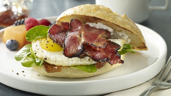 Fig and Bacon Breakfast Sandwich