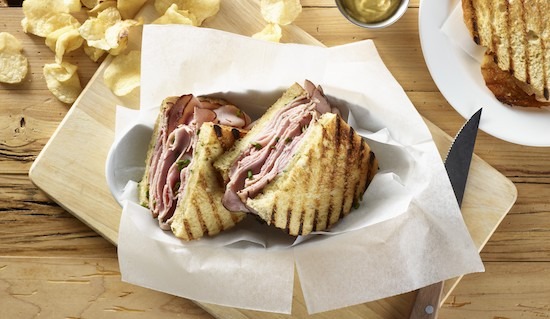 Ham and Swiss Panini