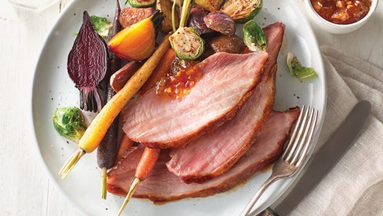 Ham with Seasonal Vegetables