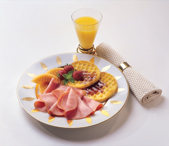 Ham with Waffles