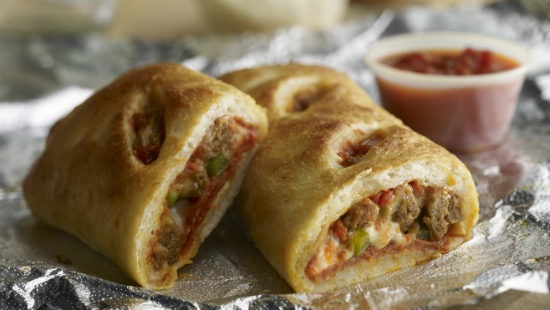 Italian Sausage and Pepperoni Stromboli