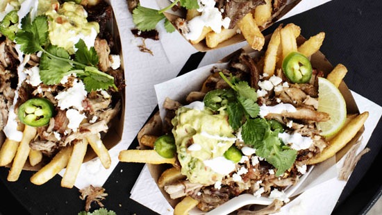 Loaded Pulled Pork Street Fries