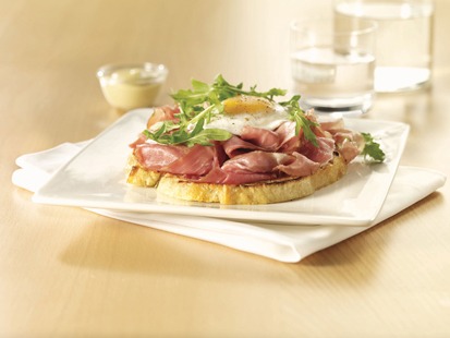 Prosciutto and Fried Egg Sandwich