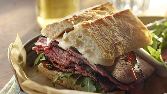 Roast Beef Onion Marmalade Sandwich