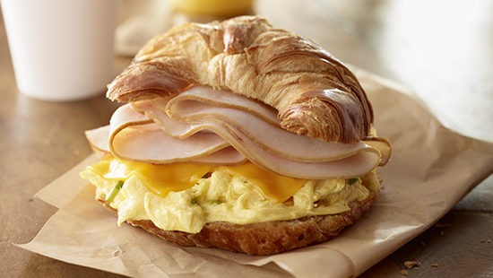 Turkey Croissant Breakfast Sandwich