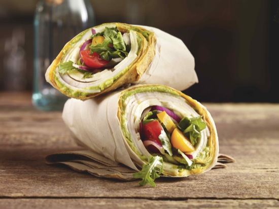 Turkey Tomato Basil Wrap