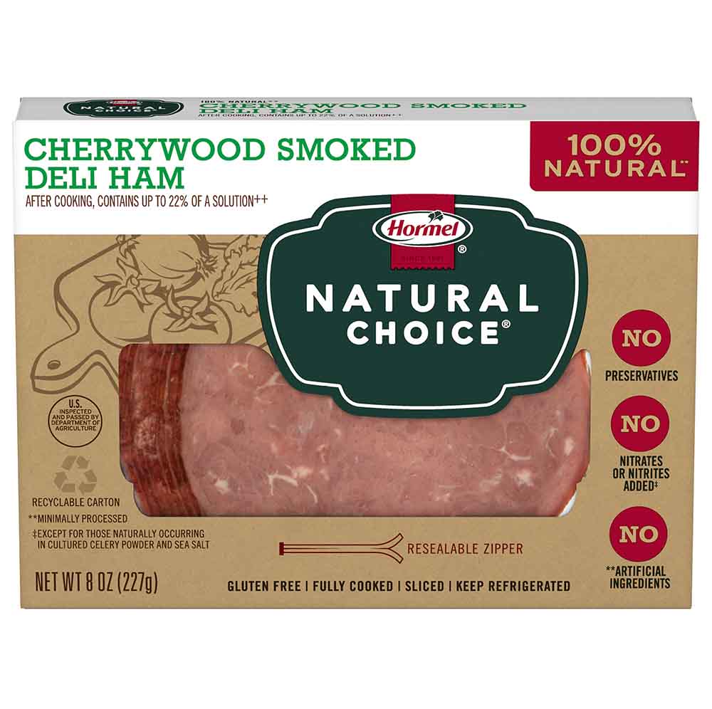 HORMEL™ NATURAL CHOICE™ Cherrywood Smoked Ham, Sliced