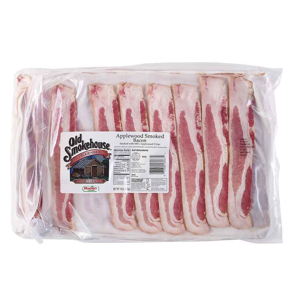 OLD SMOKEHOUSE™ Bacon, Applewood Smoked, 18-22 slices per lb