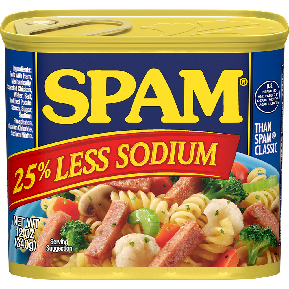 Product Image: SPAM® Less Sodium 12/340g