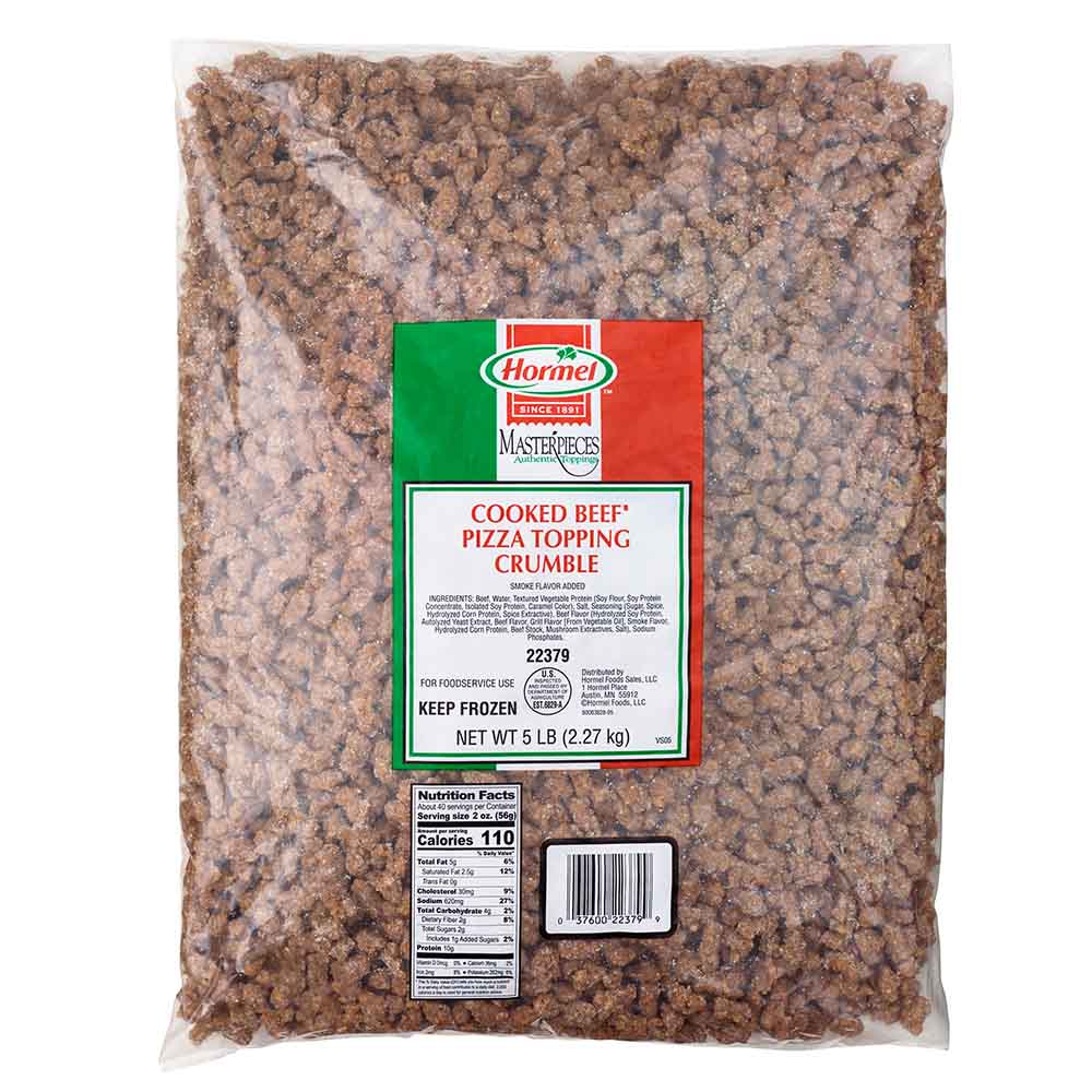 HORMEL™ MASTERPIECES™ Beef Topping, Crumble, Extended