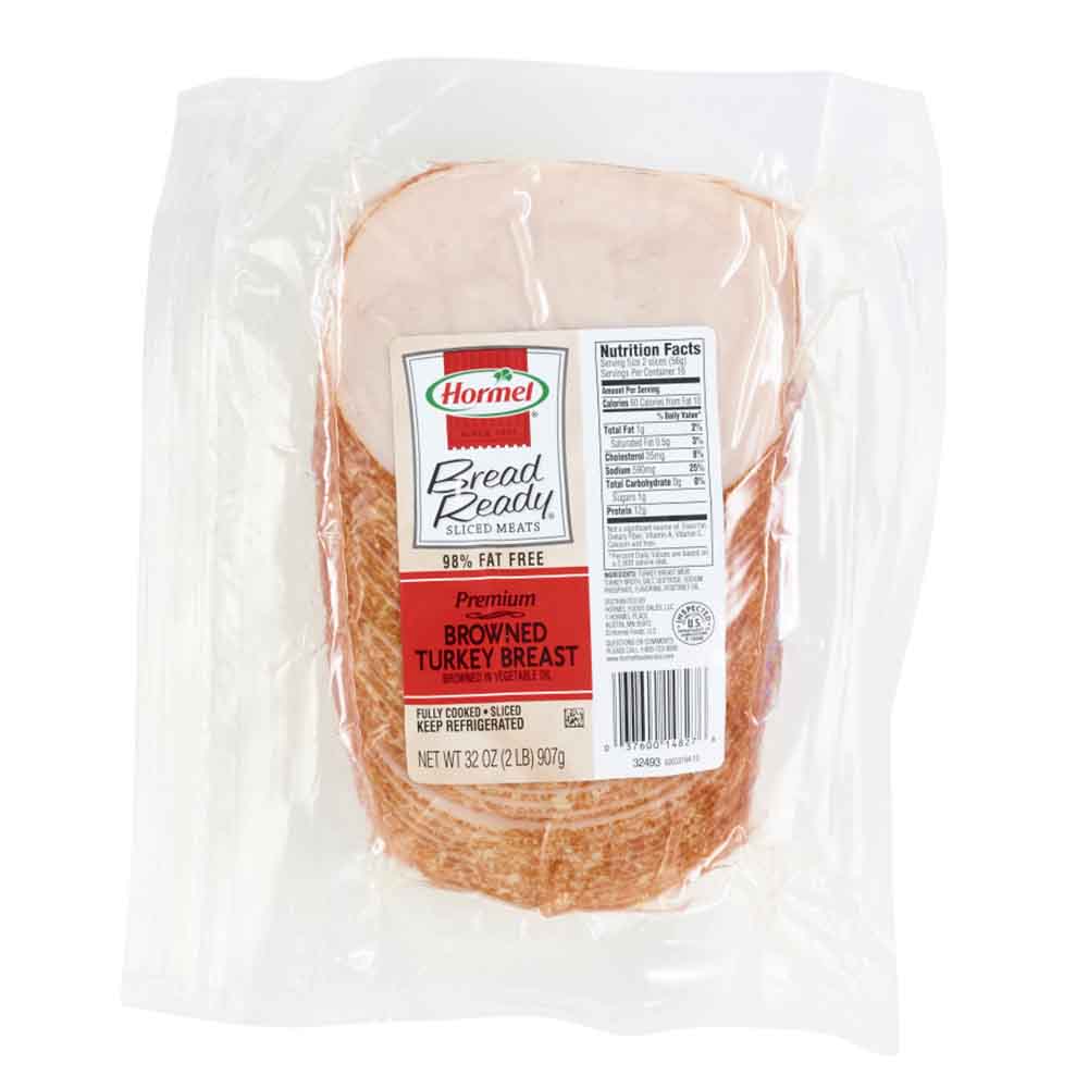 HORMEL™ BREAD READY™ Turkey, Browned, Premium, Sliced, 1 oz slices