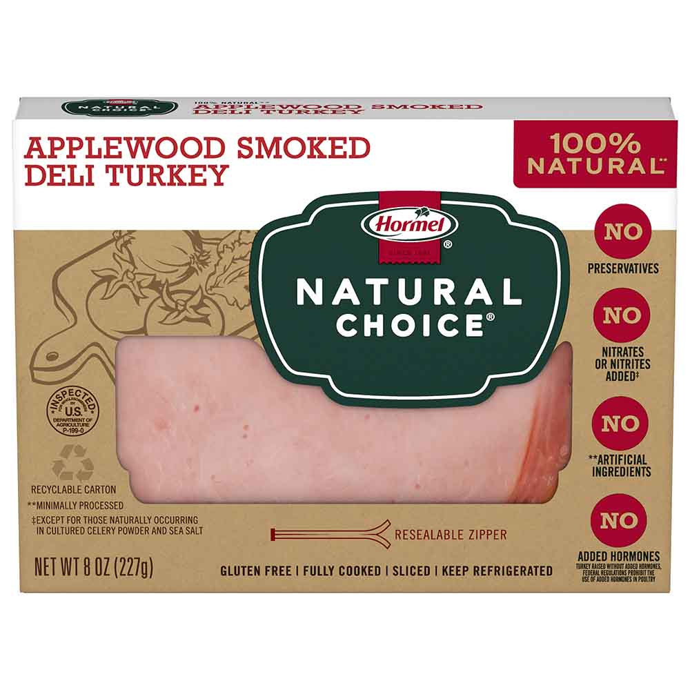 HORMEL™  NATURAL CHOICE™  Applewood Smoked Turkey, Sliced