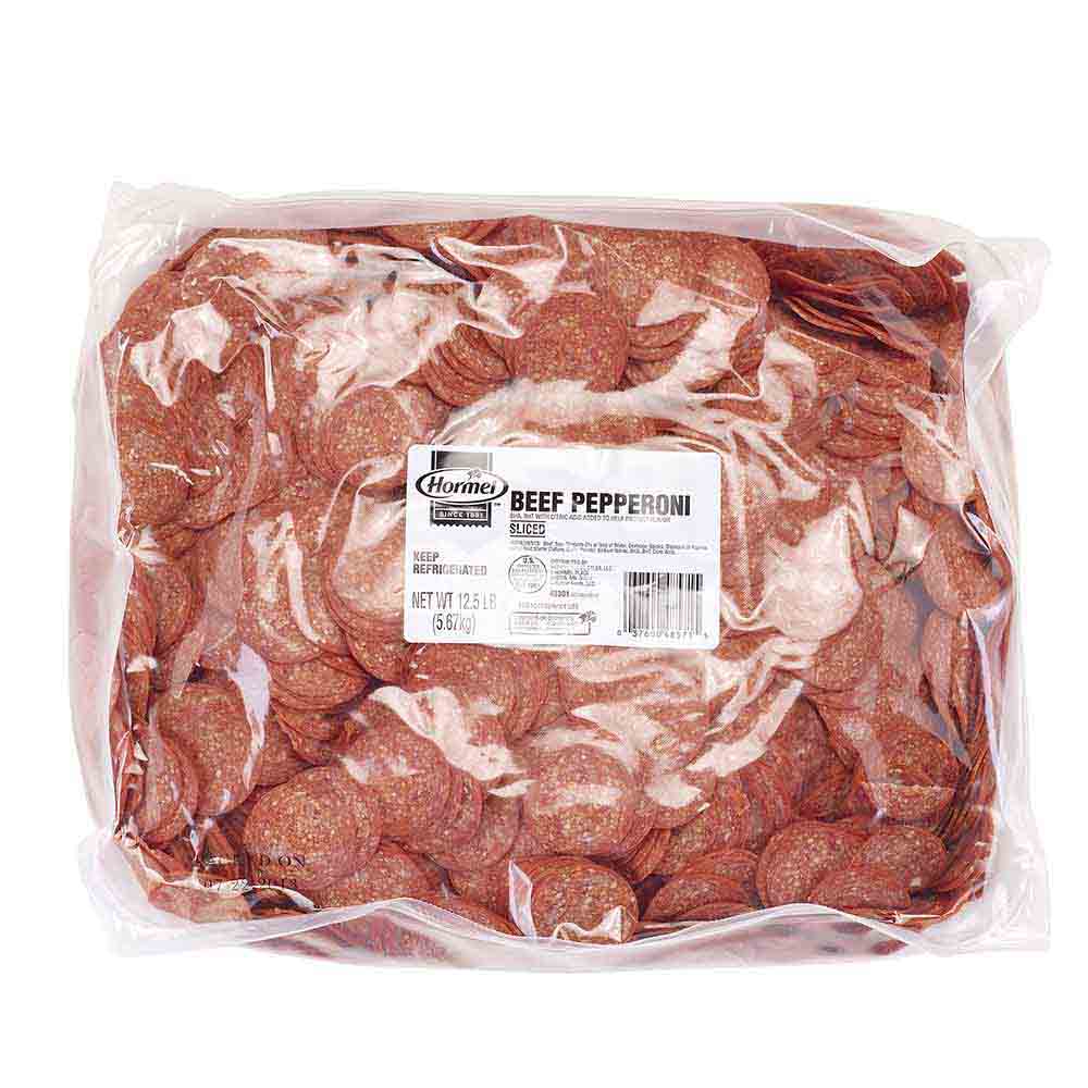 Product Image: HORMEL™ Pepperoni, All Beef, Rebanado, 14 rebanadas por onza