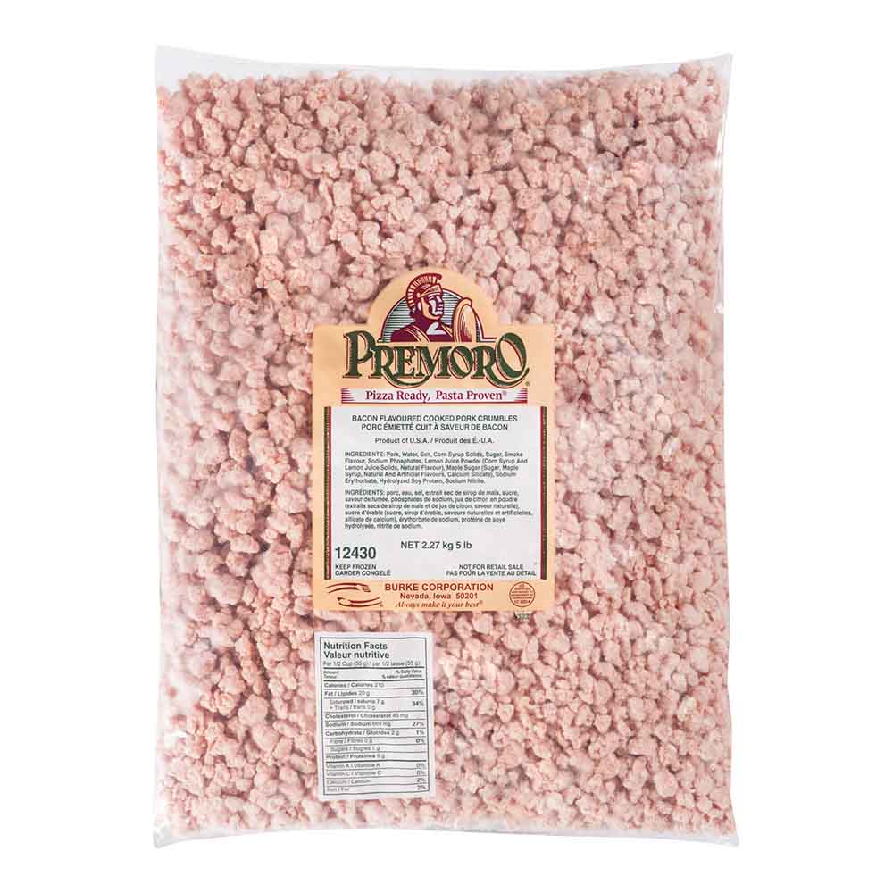 Product Image: PREMORO® Cooked Crumbled Bacon Flavoured Pork 4/5 lb