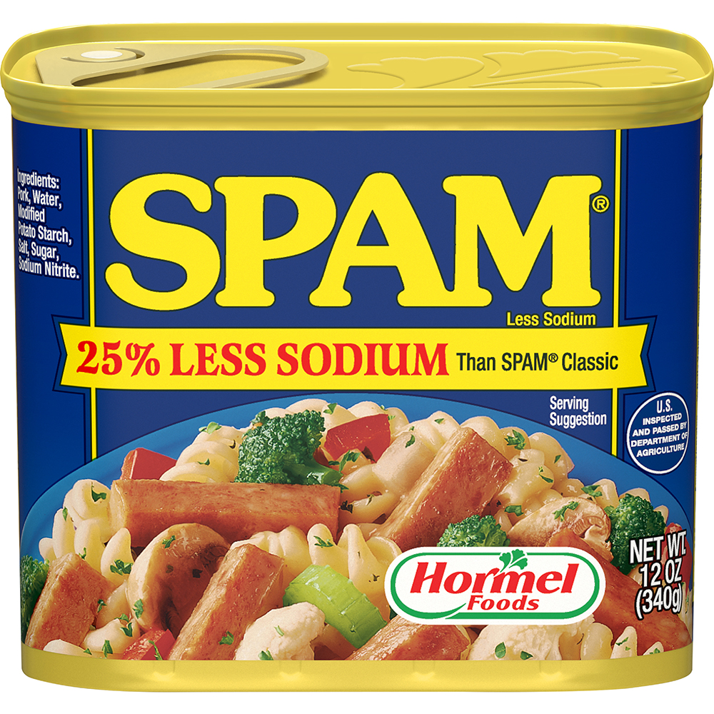 Product Image: SPAM® Less Sodium 12/340g